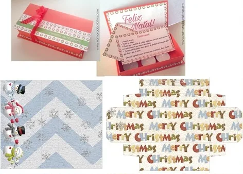 Merry Christmas: Free Printable Boxes.