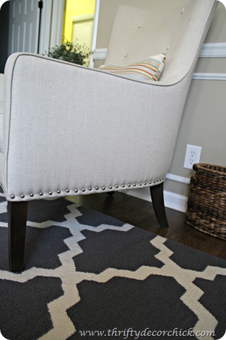 nailhead trim to dress up chair