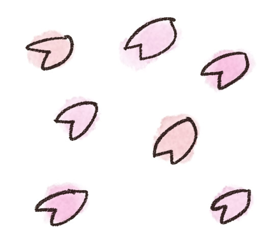 桜吹雪のイラスト ゆるかわいい無料イラスト素材集 桜吹雪のイラスト ゆるかわいい無料イラスト素材集