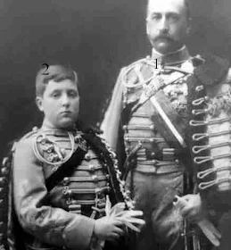 Carlos de Borbón y Borbón- y su hijo Alfonso