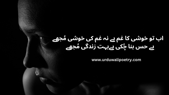 sad poetry in urdu 2 lines - sad poetry in urdu text