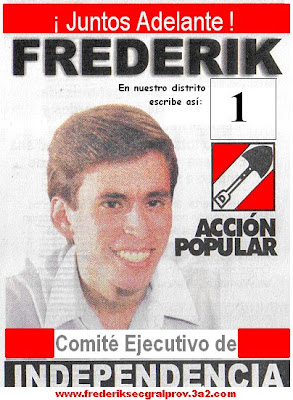 Afiche de Campaña. Elecciones internas de renovación de cuadros directivos de AP.