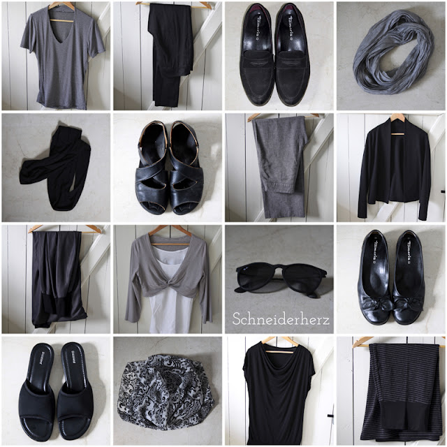 Fashion Sudoku Capsual Wardrobe Kleiderschrank Mode selbstgenäht