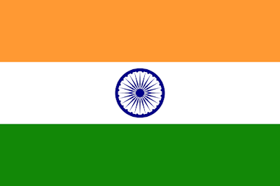 Logo Gambar Bendera Negara India PNG JPG ukuran 400 px