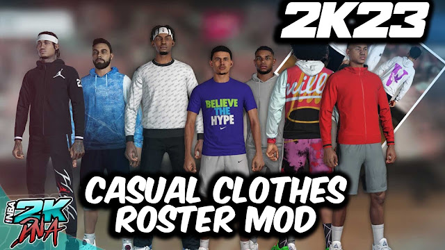 NBA 2K23 Casual Clothes Roster + Mod | TGsoGood