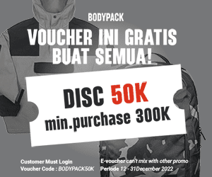 Bodypack Diskon 50K