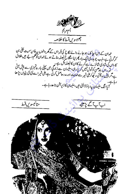 Free download Dil gazeeda novel by Umme Maryam Episode 26 pdf