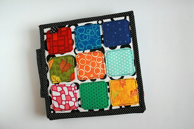 Book of colors. Handmade by TomToy fabric book for kids