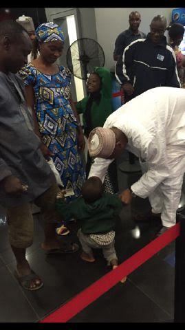 Bukola Saraki goes to the cinema with his kids in Ilorin