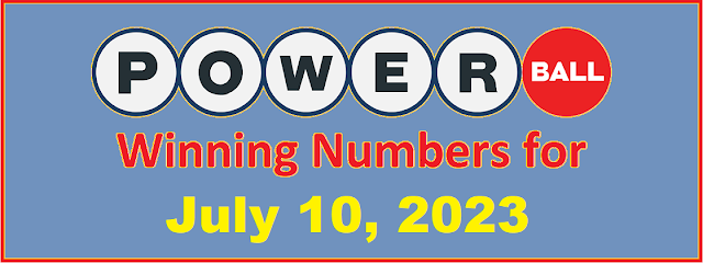 PowerBall Winning Numbers for Monday, July 10, 2023