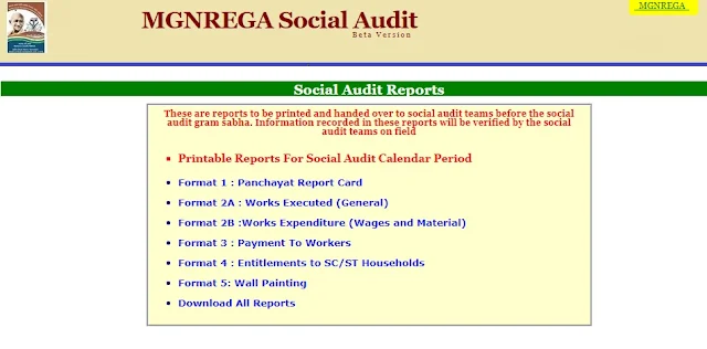 Social Audit Reports