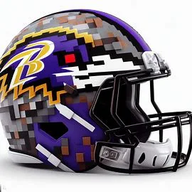 Baltimore Ravens Minecraft Concept Helmet