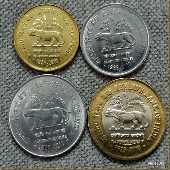 RBI Coins 2010