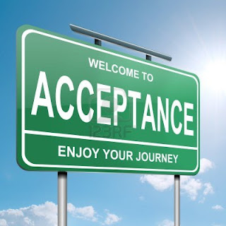 acceptance road sign onequartermama.ca whatyouhavealwaysknown.com