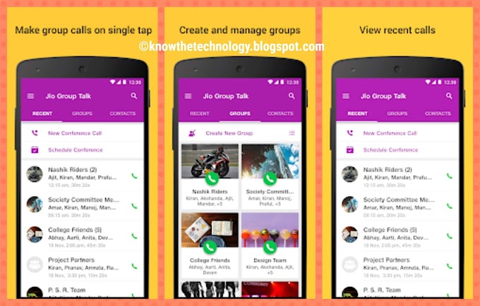 JIO Group Talk App: Call 10 friends at one time
