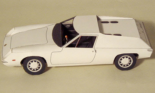 Lotus Europa Papercraft