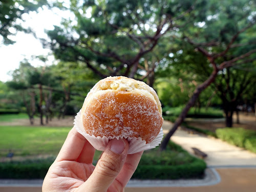 Café Knotted (카페 노티드) top popular cake shop and café Gangnam Dosan Park Seoul - Best Freshly made donuts