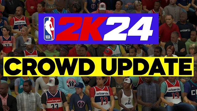 NBA 2K24 Updated Crowds (Jersey Updates & New Players)