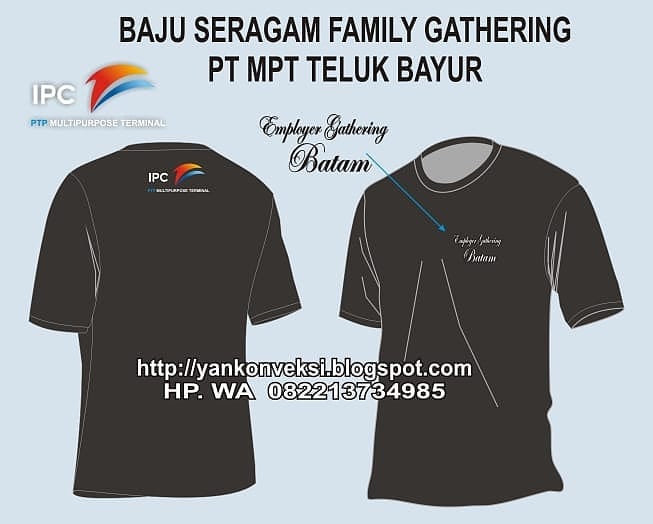 BAJU KAOS FAMILY GATERING PTMT TELUKBAYUR