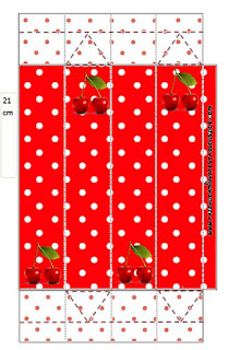 Cherries: Free Printable Boxes.