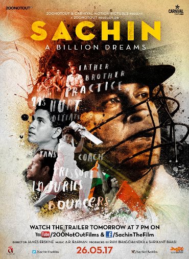 full cast and crew of bollywood movie Sachin A Billion Dreams 2016 wiki,  Sachin Tendulkar story, release date, Actress name poster, trailer, Photos, Wallapper