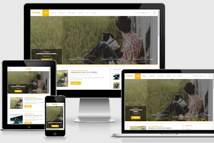 Download Gossip Responsive Minimalist Blogger Template