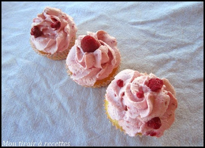 cupcakes framboise citron