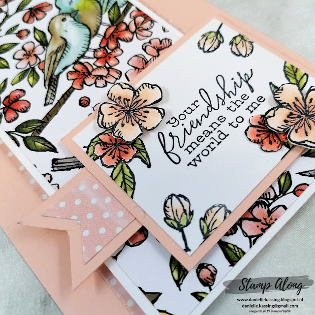 Stampin' Up! Free as a Bird double funfold