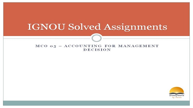 IGNOU Solved Assignments Free PDF Download 2021-22 MCO 05
