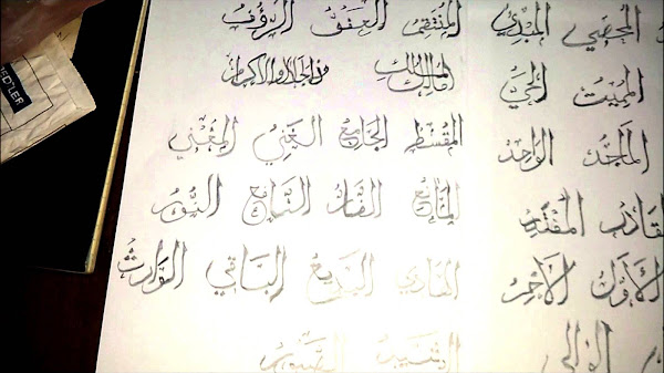 Names of God in Islam Calligraph