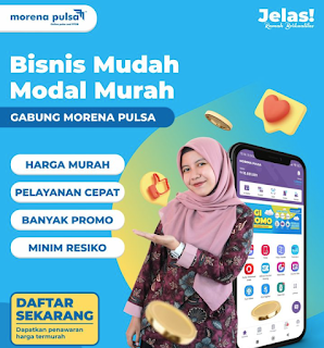 cara daftar agen morena pulsa