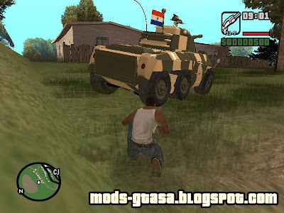 Cascavel do Exercito Paraguaio para GTA San Andreas