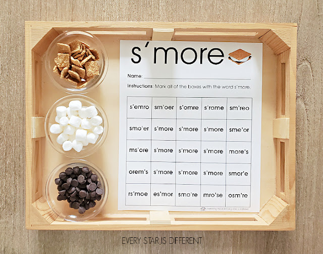 S'more Spelling Activity
