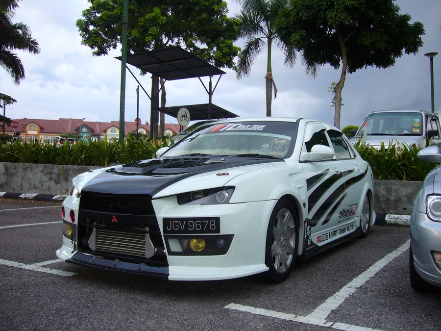 Modified Proton Waja with Evo X body kit Owned by WTC member