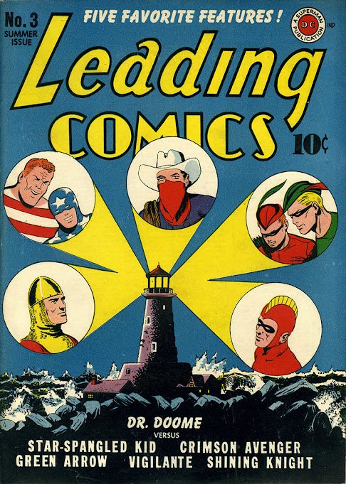 Seven Soldiers of Victory - Leading Comics #3 dc comics 1942