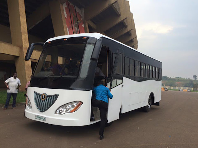 Uganda unveils Africa's first solar-powered bus