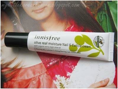 Innisfree: olive real moisture Nail & Cuticle cream