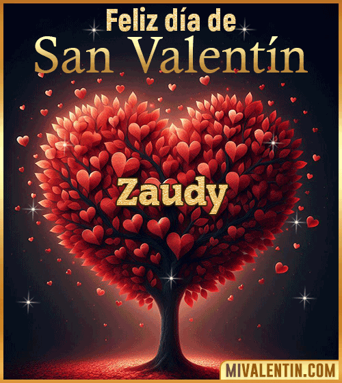 Gif feliz día de San Valentin Zaudy