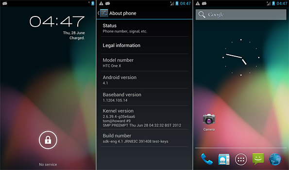 HTC One X: Download now the first custom ROM with Android 4.1 Jelly Bean!