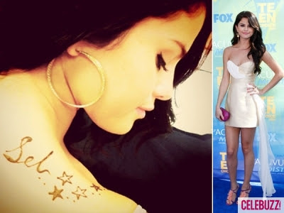 Selena Gomez Tattoo