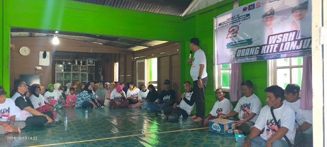 Kampanye di Desa Sebadai Ulu, Wan Siswandi : Visi Misi Kami Membawa Perubahan Nyata untuk Masyarakat Natuna
