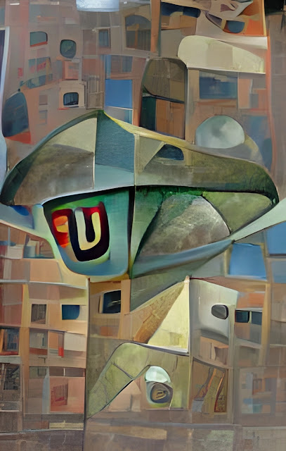 Flying Saucer digital artwork by Lee Lewis UFO Researcher.