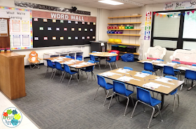 First Grade Classroom Reveal! | Apples to Applique