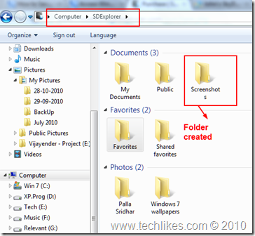  Synchronize with Skydrive  from Windows Explorer using SDExplorer plugin