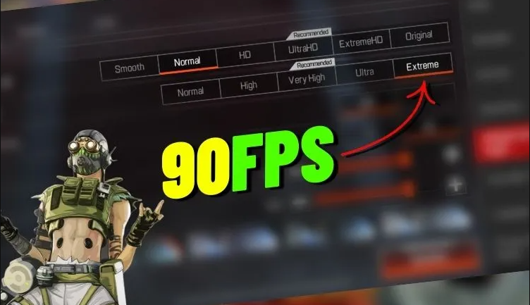 طريقة تشغيل 90 فريم في لعبة ابيكس ليجندز Apex Legends Mobile