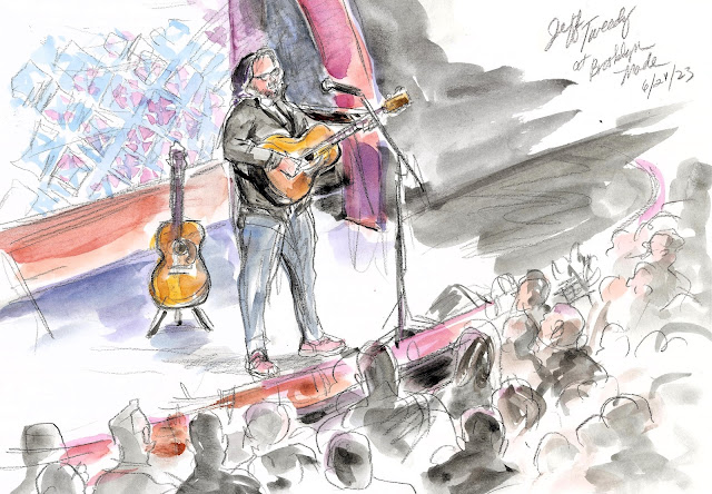 Jeff Tweedy Event  Sketch Elizabeth Williams