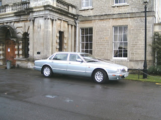 classic wedding car