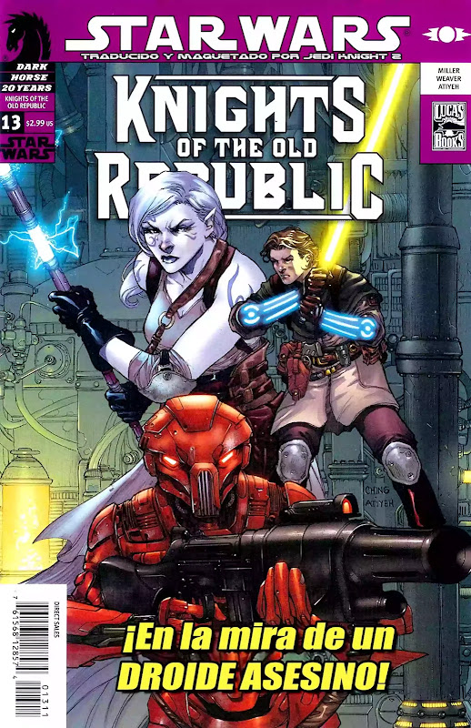 Star Wars. Knight of the Old Republic: Days of fear (Comics | Español)