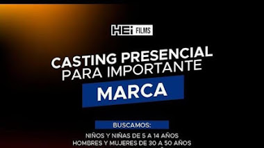 CASTING en PARAGUAY: Se buscan NIÑOS, NIÑAS entre 5 y 14 años y HOMBRES y MUJERES de 30 a 70 años 