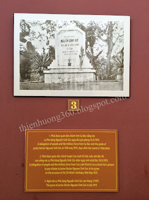 Ngôi mộ cụ Phó bảng Nguyễn Sinh Sắc vào tháng 7/1975